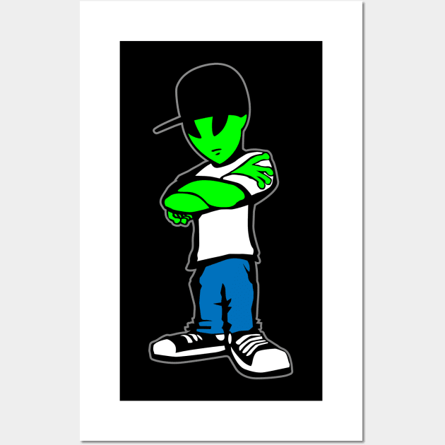 Alien Wall Art by hobrath